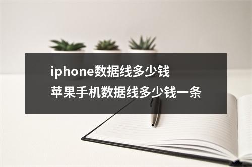 iphone数据线多少钱 苹果手机数据线多少钱一条