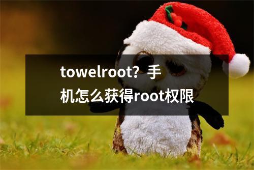 towelroot？手机怎么获得root权限