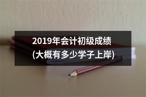 2019年会计初级成绩(大概有多少学子上岸)