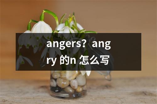 angers？angry 的n 怎么写