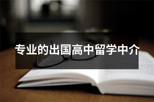 专业的出国高中留学中介