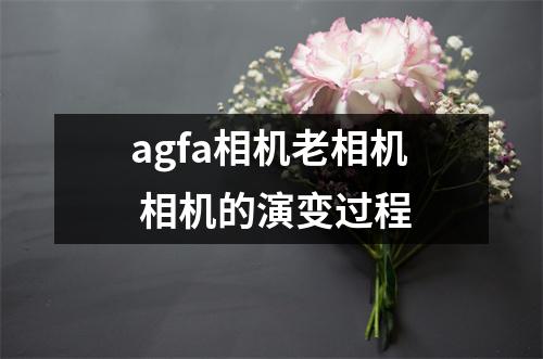 agfa相机老相机 相机的演变过程