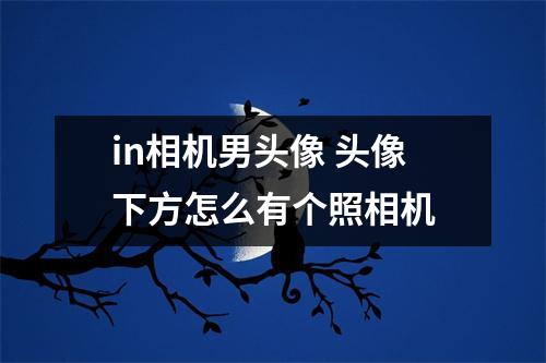 in相机男头像 头像下方怎么有个照相机