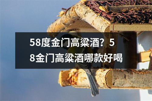 58度金门高粱酒？58金门高粱酒哪款好喝