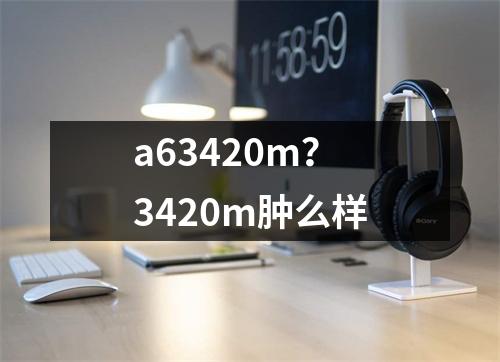 a63420m？3420m肿么样
