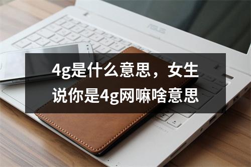 4g是什么意思，女生说你是4g网嘛啥意思