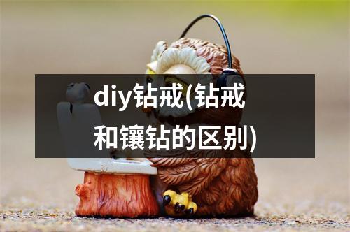 diy钻戒(钻戒和镶钻的区别)