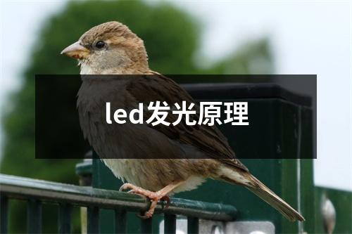 led发光原理