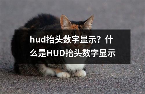 hud抬头数字显示？什么是HUD抬头数字显示